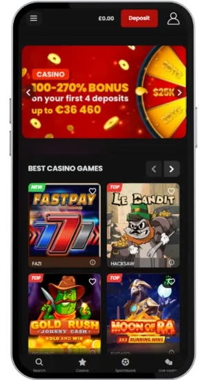 Chipstars casino screen