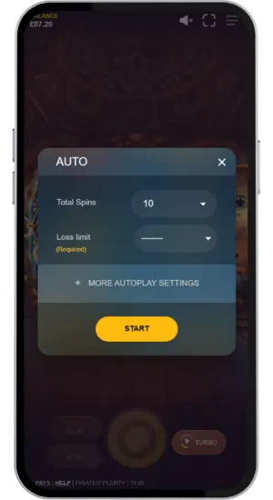 Autoplay Settings Menu