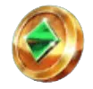 Green Coin Symbol