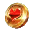 Red Coin Symbol