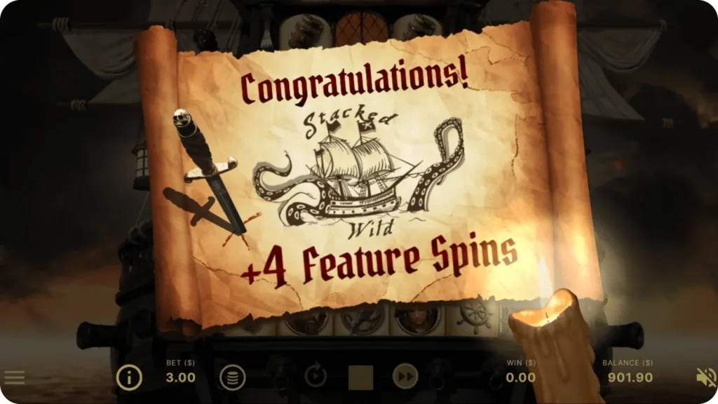 Boost symbol expanding reels in Rage of the Seas slot