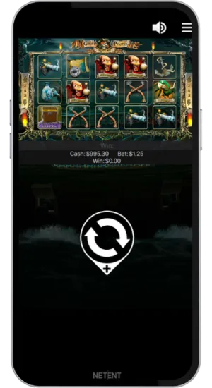 Spin result with multiple pirate symbols and scatter