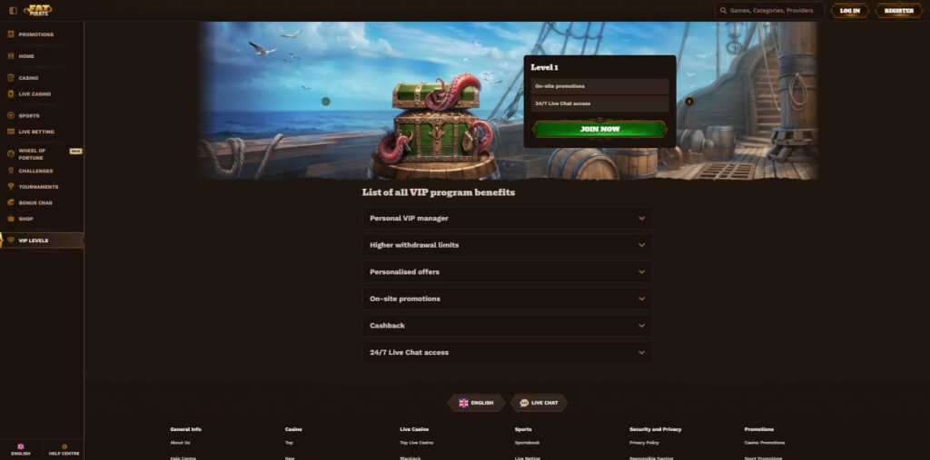 Casino VIP Program