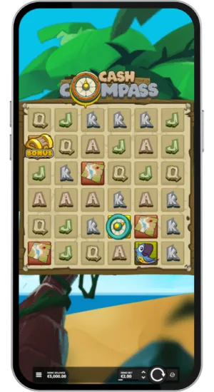 Base game grid with starting symbols