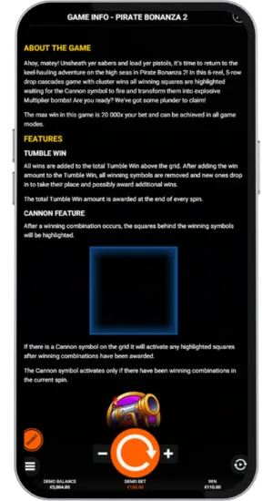Game Info and Feature Overview