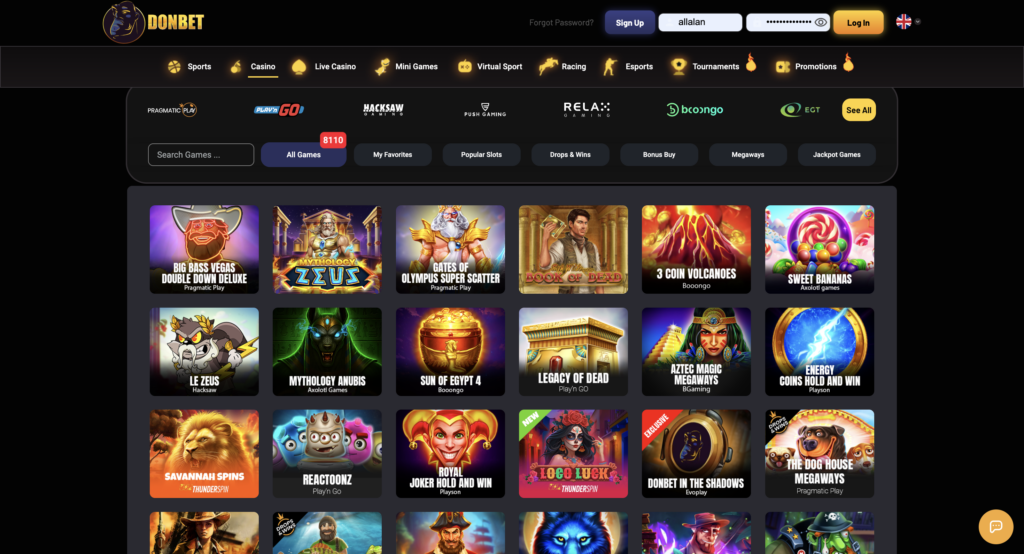 Slot Games donbet