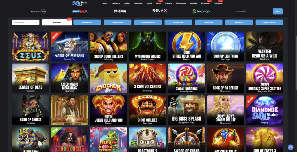 Slot Games Mystake