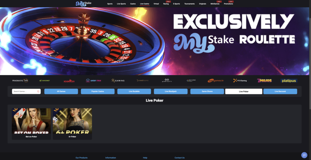 Table Games mystake