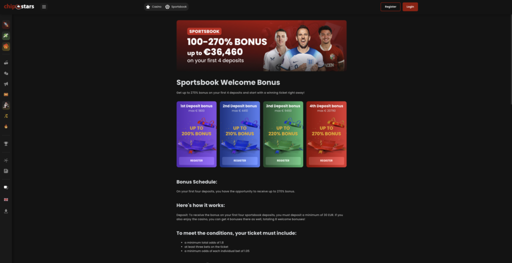 Sports Welcome Bonus