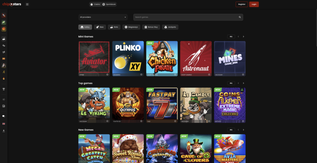 chipstars Slot Games