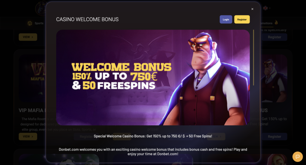 Welcome Bonus donbet