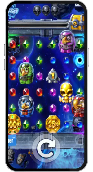 Pirots 4 slot grid with parrots and winning combinations