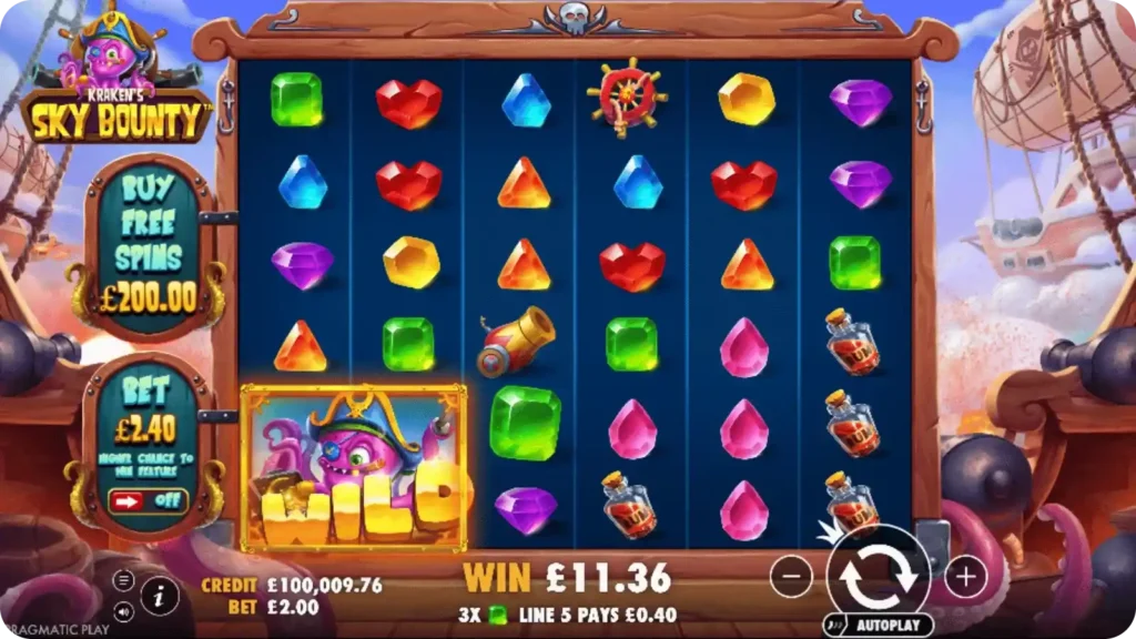 Sky Bounty Wild Bounty Feature