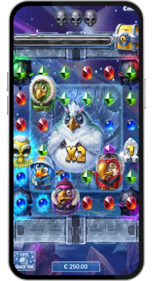 Win multiplier reveal