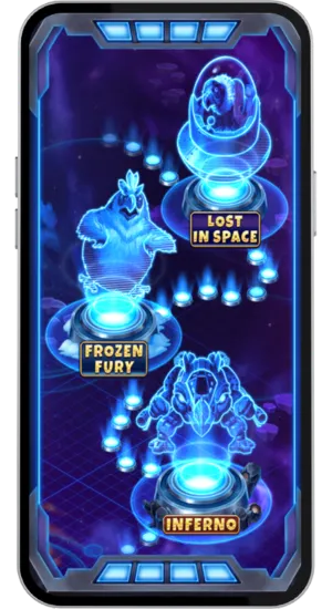 World selection menu